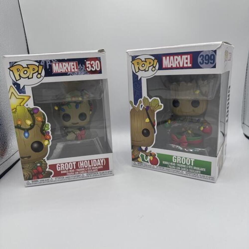 Funko Pop! Marvel Groot Holiday Bundle